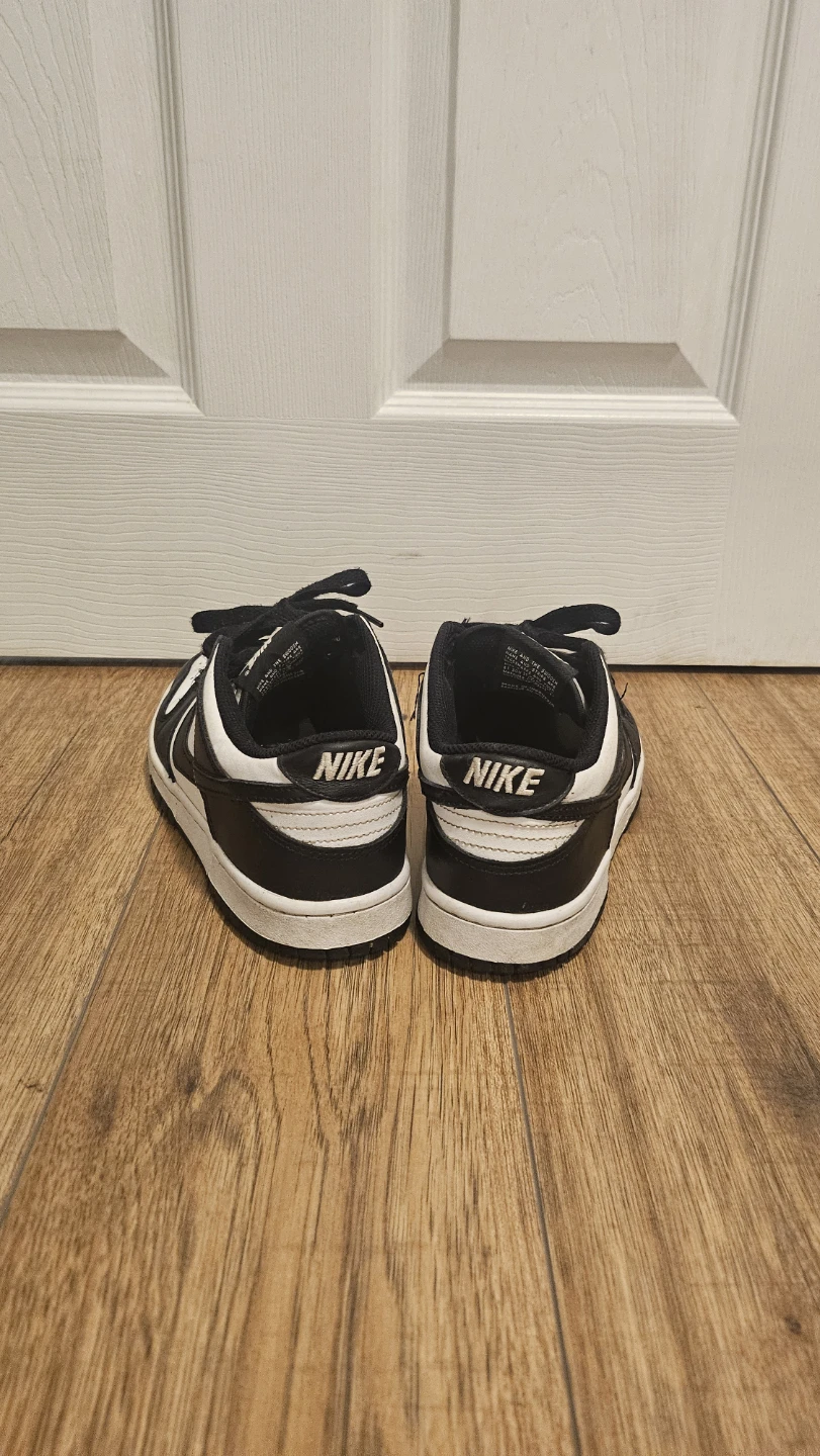 Nike Dunk Low White Black Sneakers - photo 3