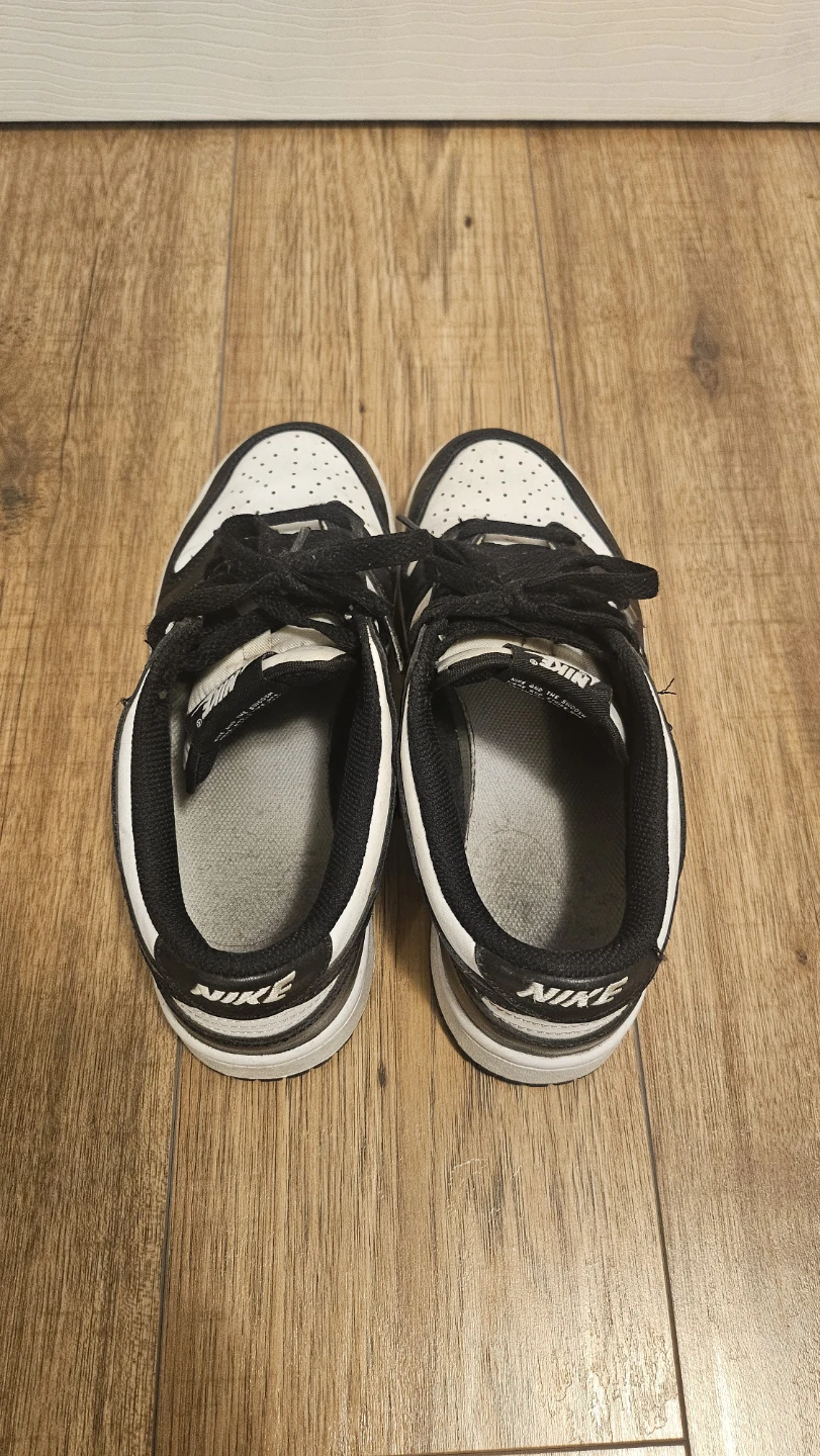 Nike Dunk Low White Black Sneakers - photo 4