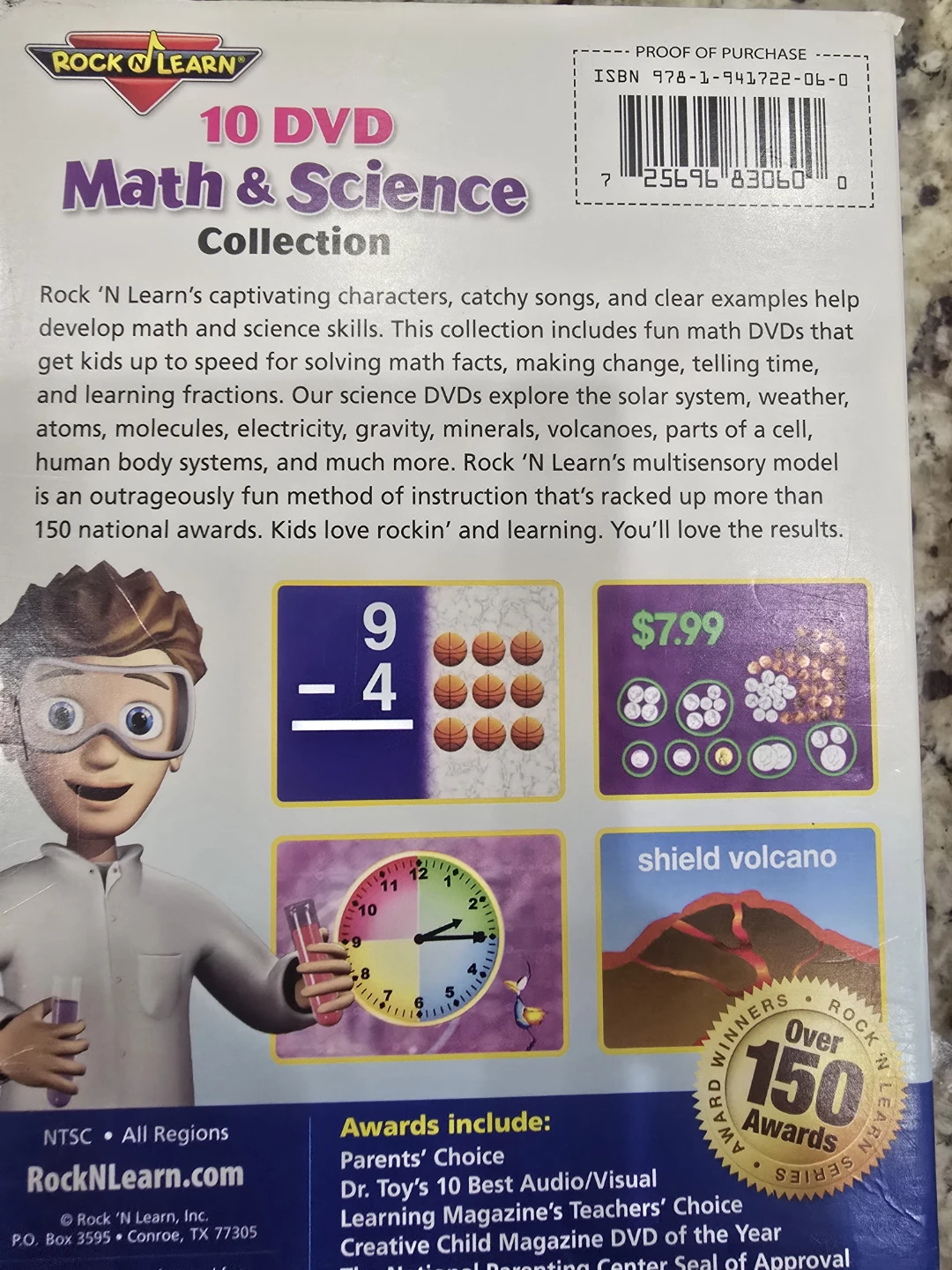 Rock 'N Learn 10 DVD Math & Science Collection - photo 2