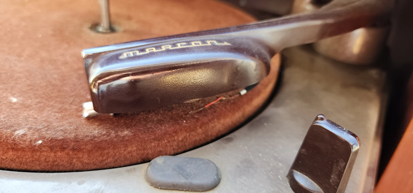 Marconi Vintage Radio Turntable Console - photo 5