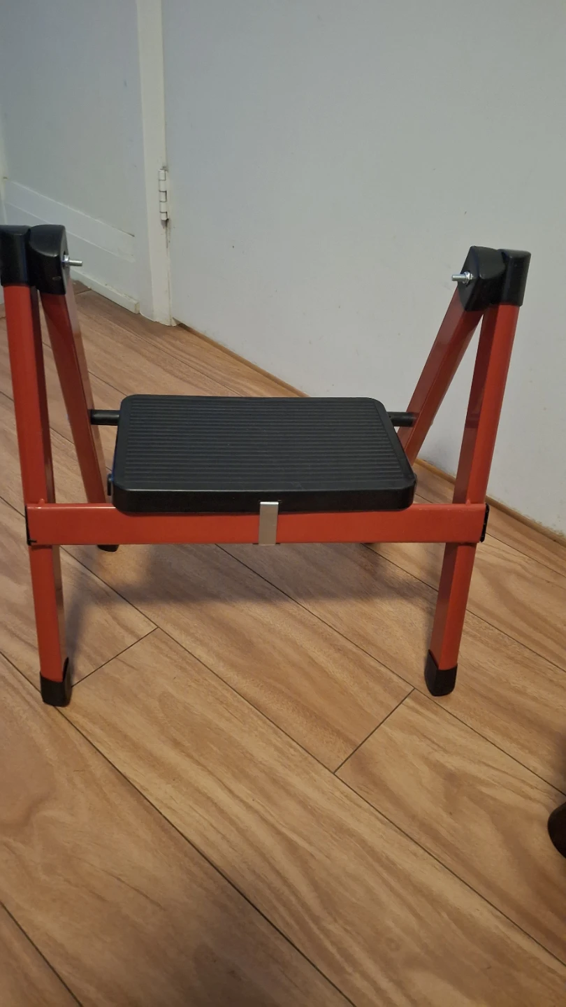 Red Folding Step Stool - photo 3