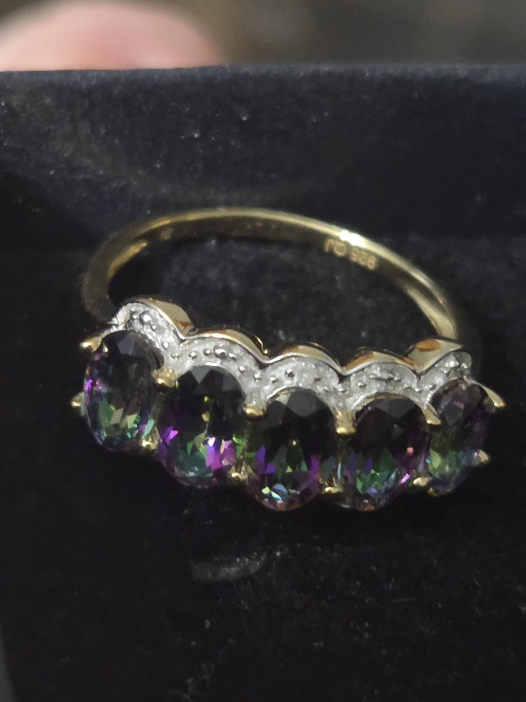 Diamonds and Mystic Topaz Ring - photo 2