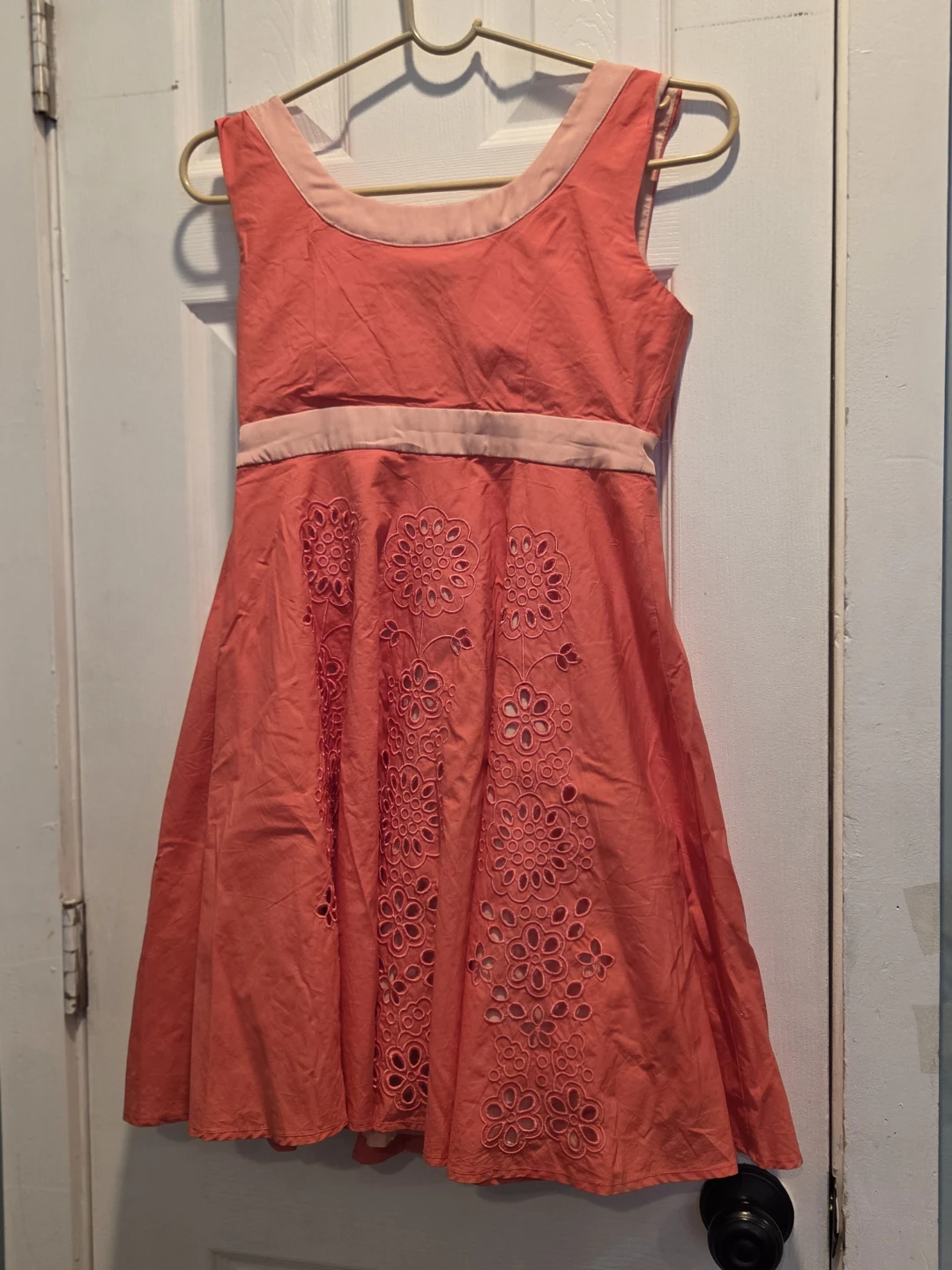 Mink Pink Coral Embroidered Fit and Flare Dress - photo 2