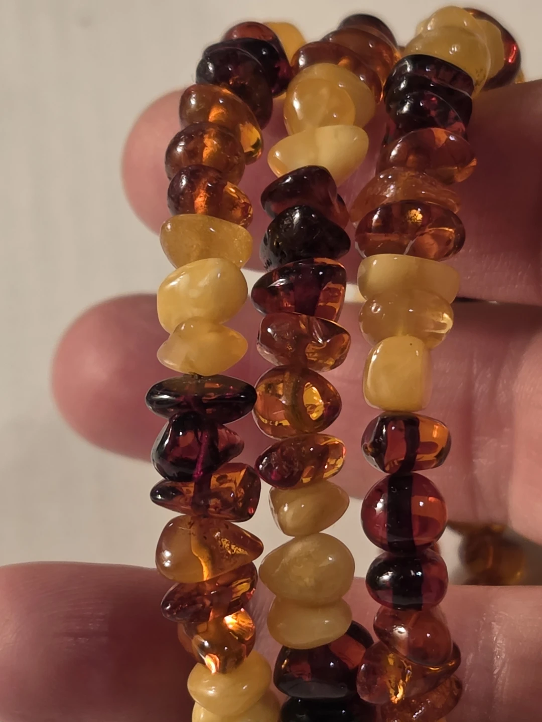 Amber Stone Beaded Bracelet - photo 4