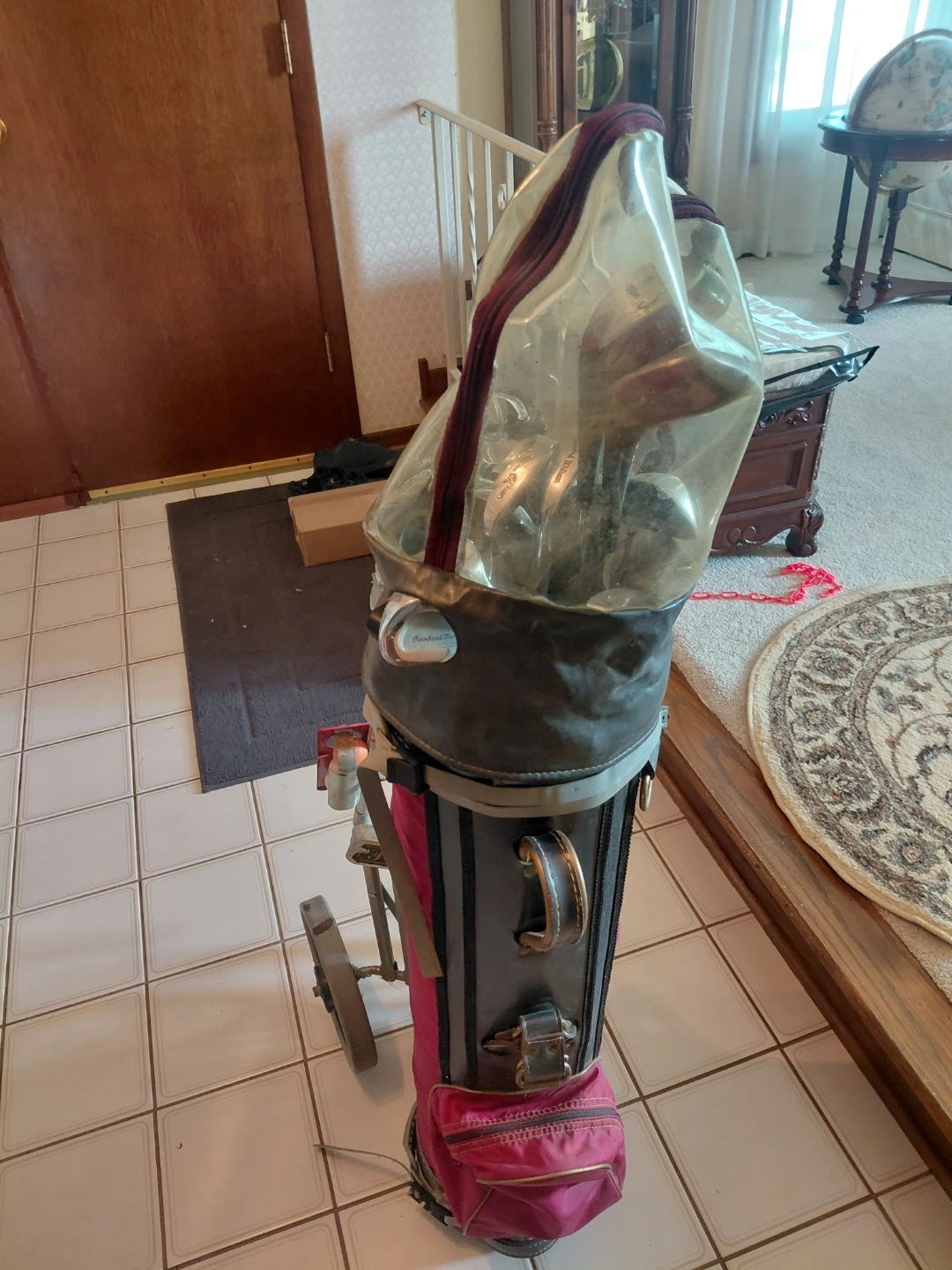 Vintage Wilson Golf Clubs with bag and carrier - photo 5
