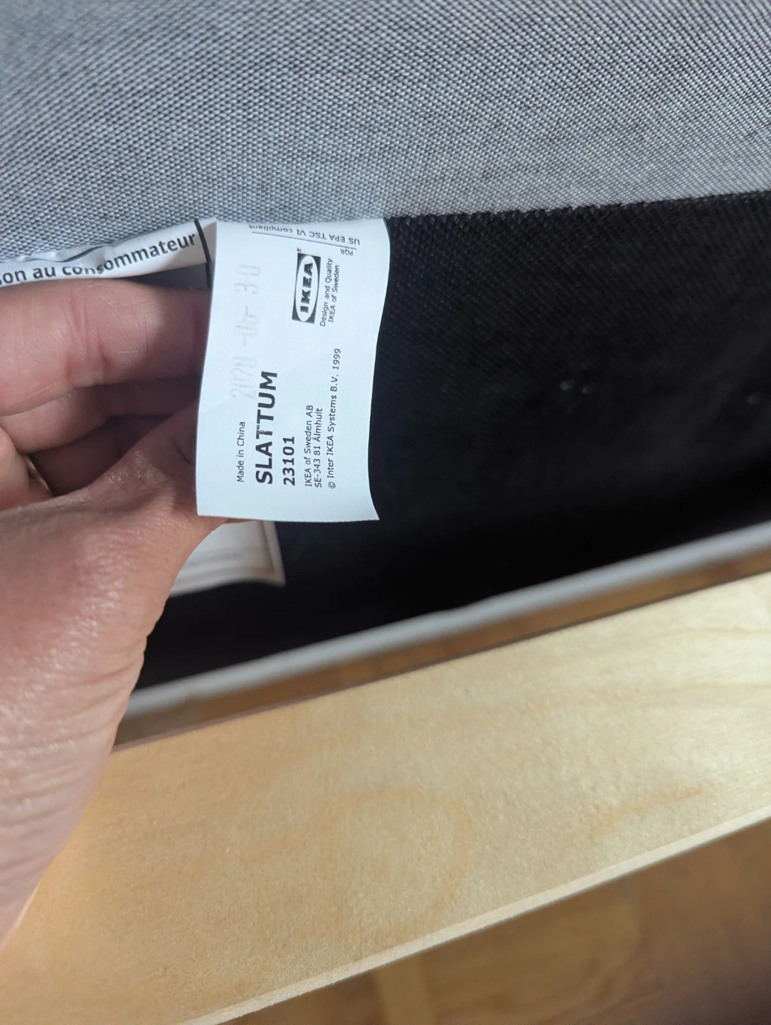 IKEA SLATTUM Queen Bed Frame - photo 2