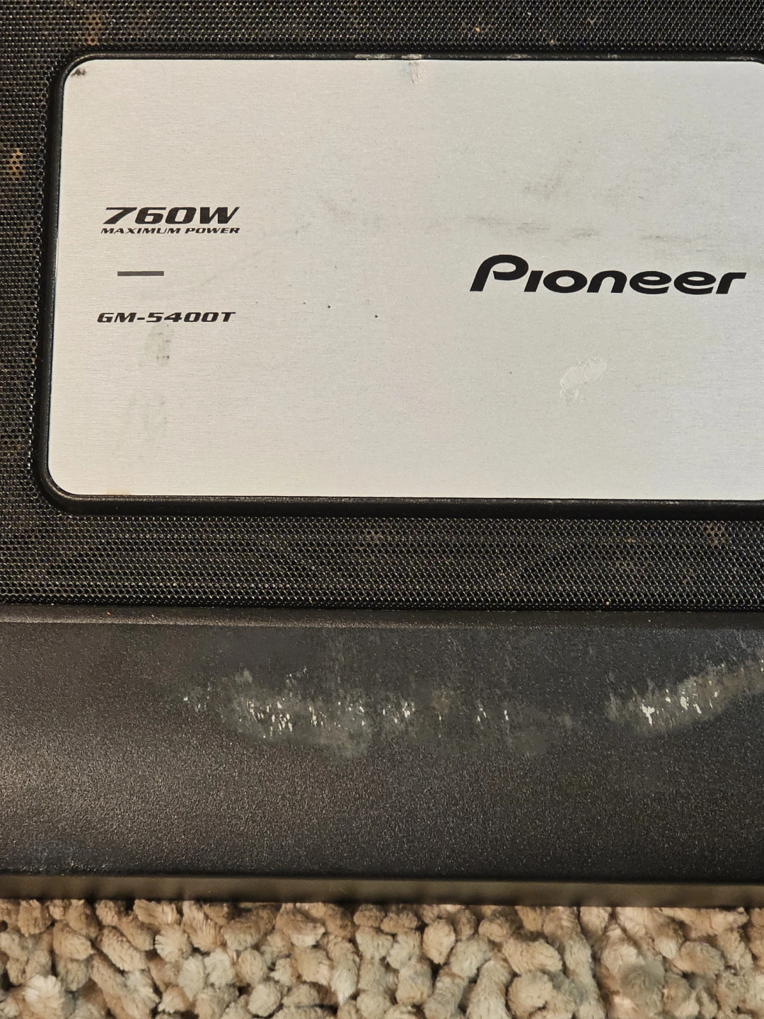 Pioneer GM-5400T 760W Max Power Amplifier untested - photo 2