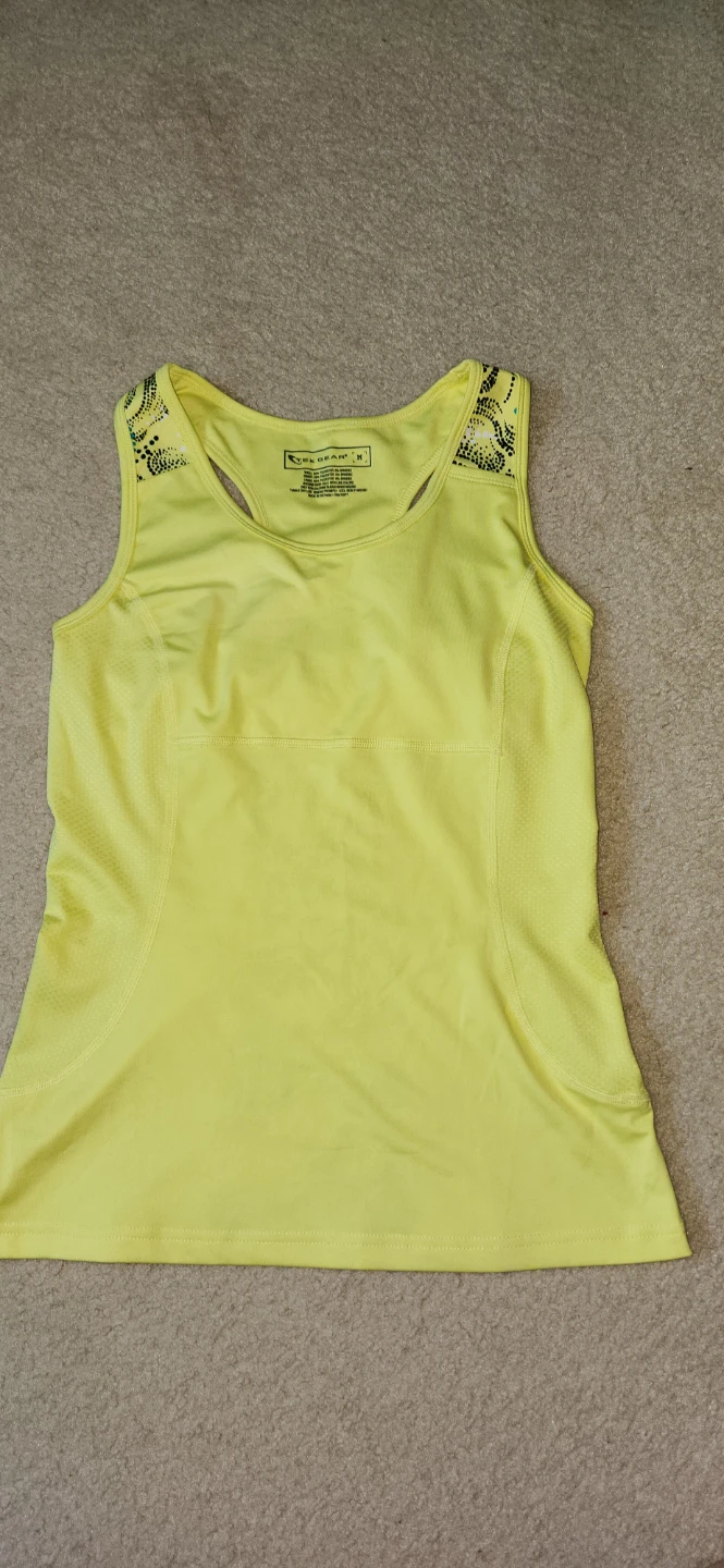 Tek Gear Women's Yellow Athletic Tank Top - photo 2