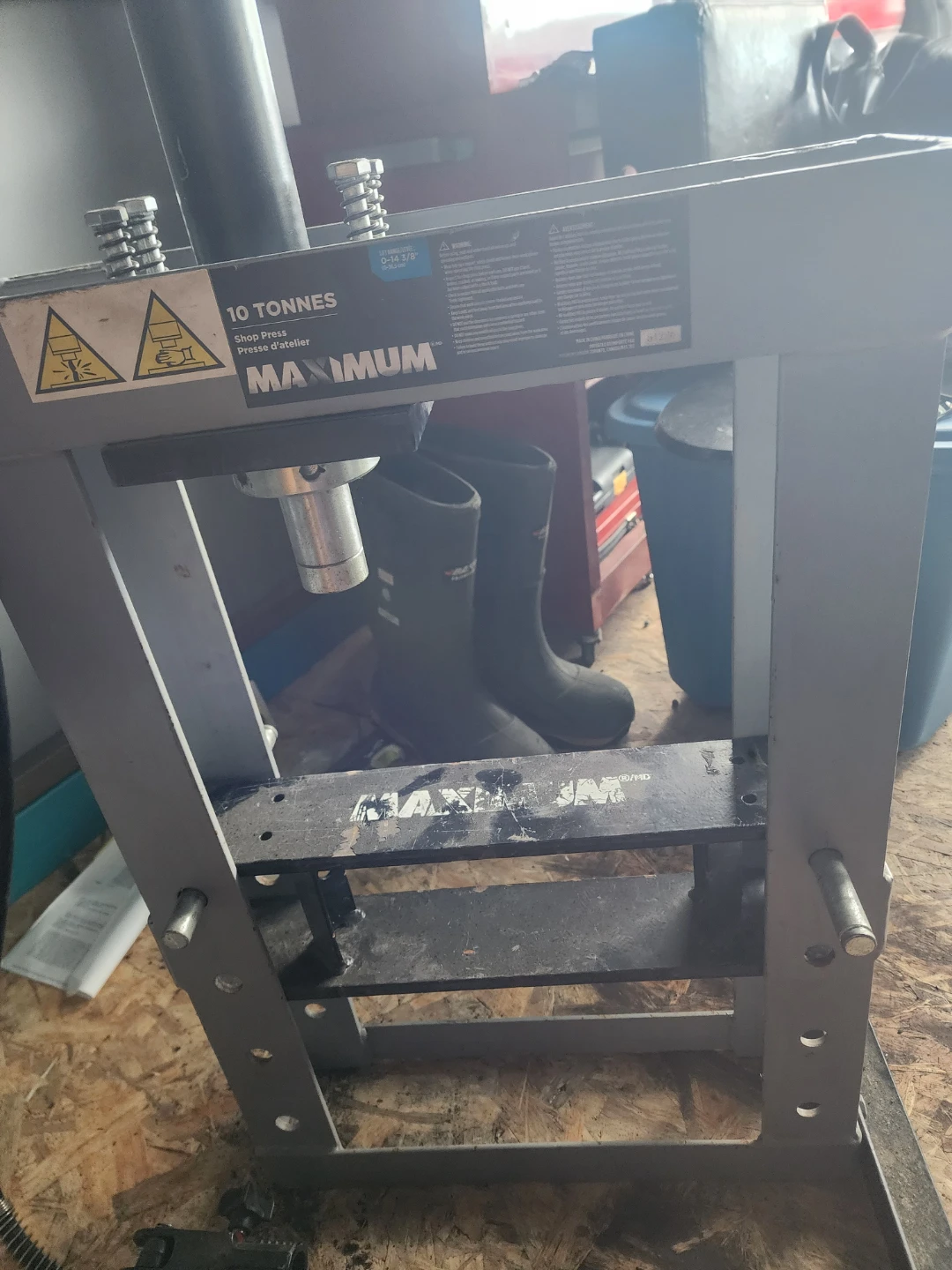 Maximum 10 Tonne Shop Press - photo 2