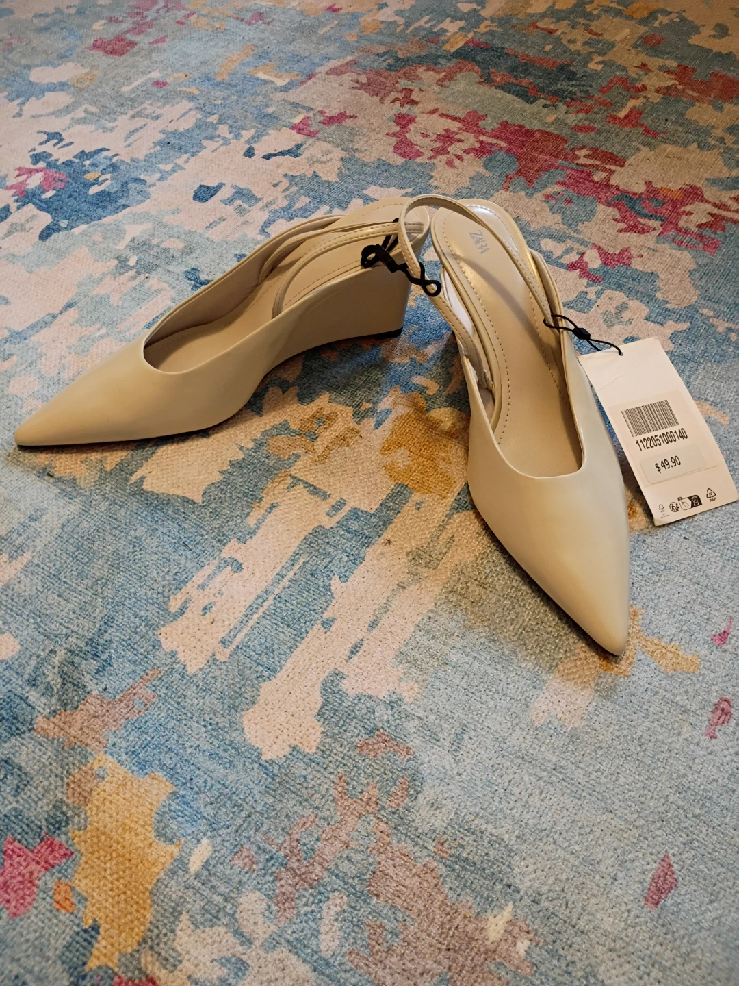 Zara Women's Slingback Wedge Heels