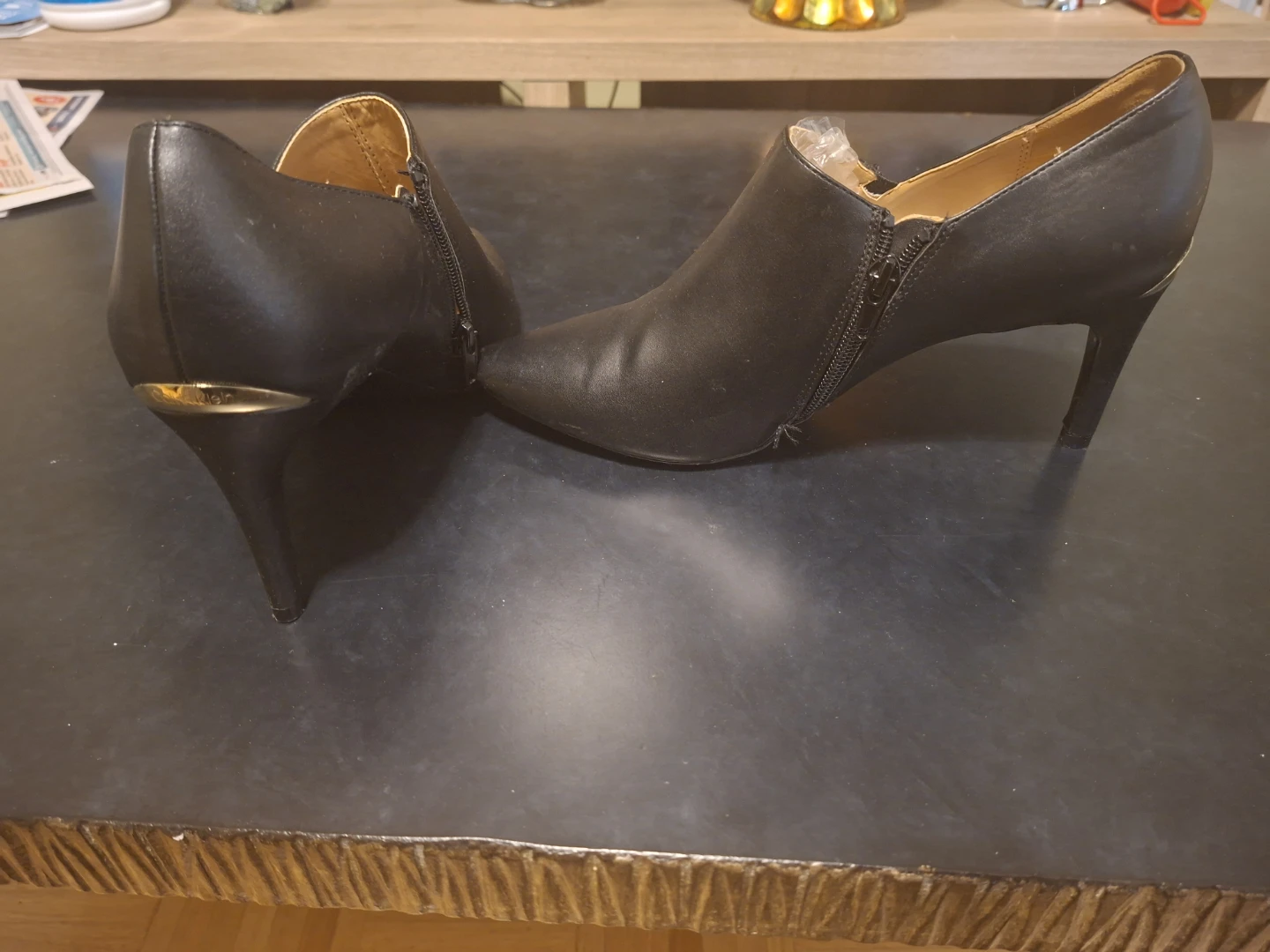 Calvin Klein Black Ankle Boots with Heel - photo 2