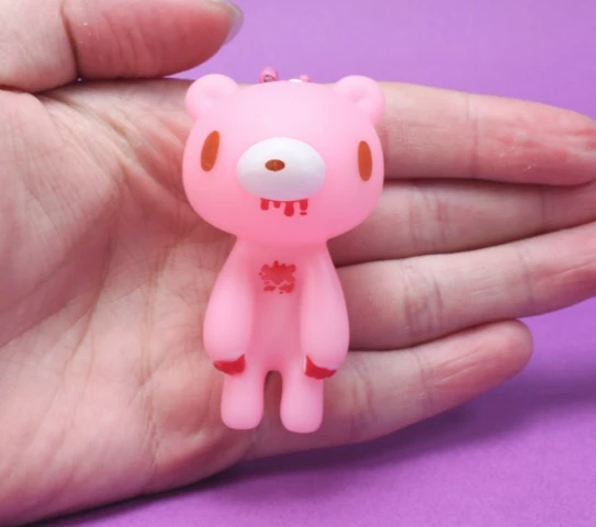 Gloomy The Naughty Grizzly Charm (Pink) new without tag