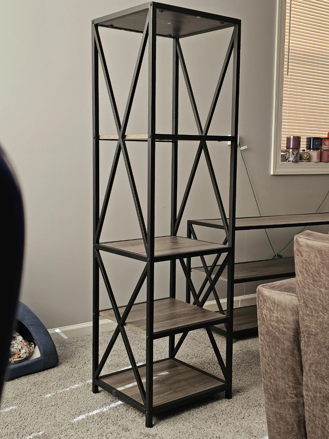 Tall Industrial Bookshelf - photo 4
