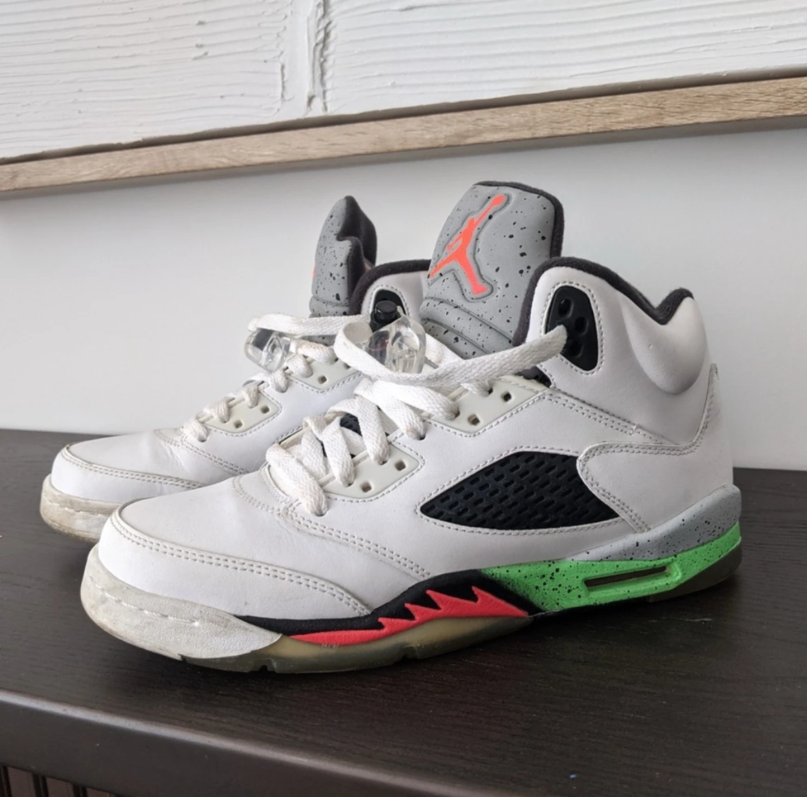 Nike Air Jordan 5 Retro Pro Stars Sneaker aka Poison Green Sneak