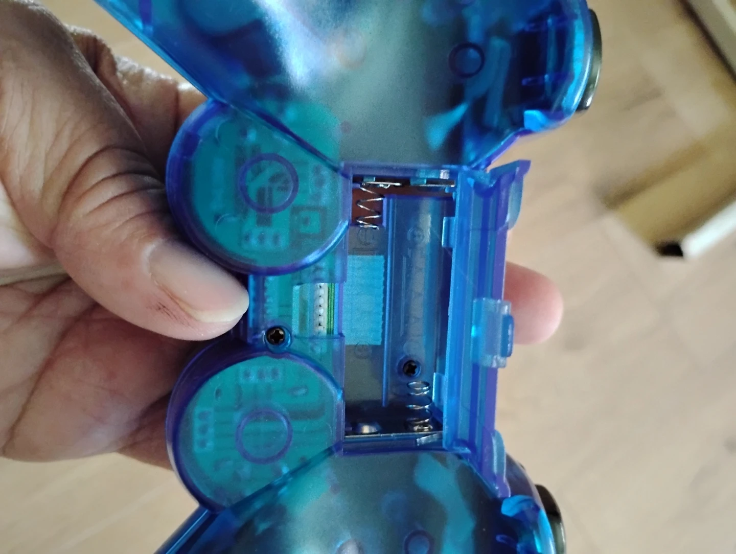 Blue PS2 Wireless Controller with Dongle - photo 3