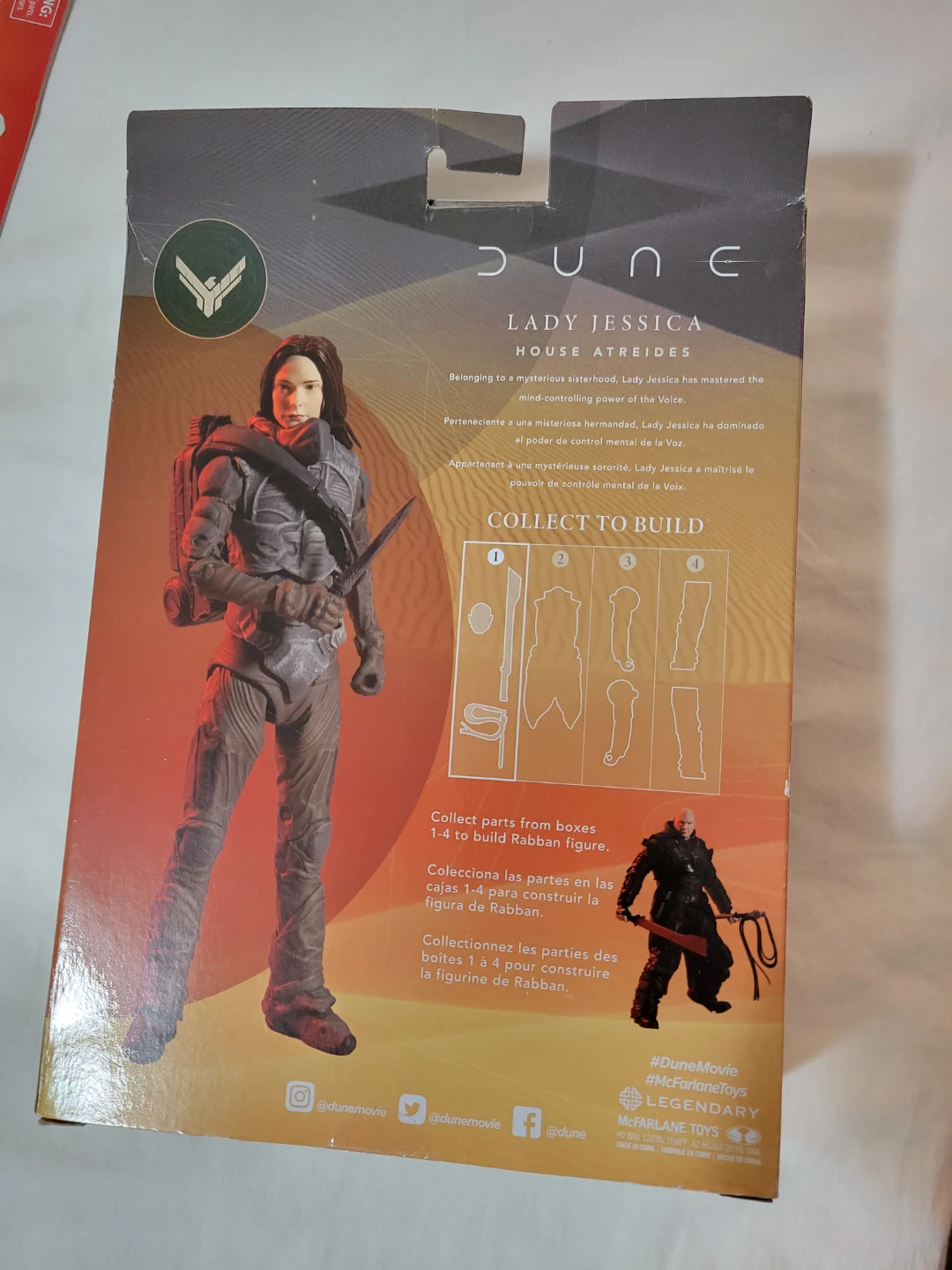 Dune Lady Jessica (House Atreides) action figure BNIB - photo 2