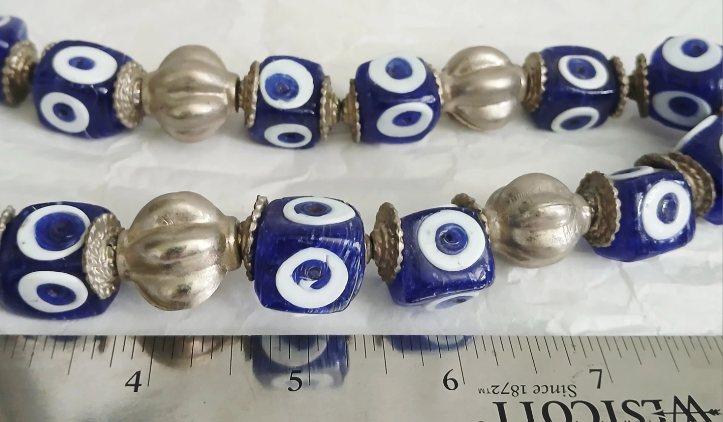 Blue Evil Eye Beaded Heavy Chain - photo 3