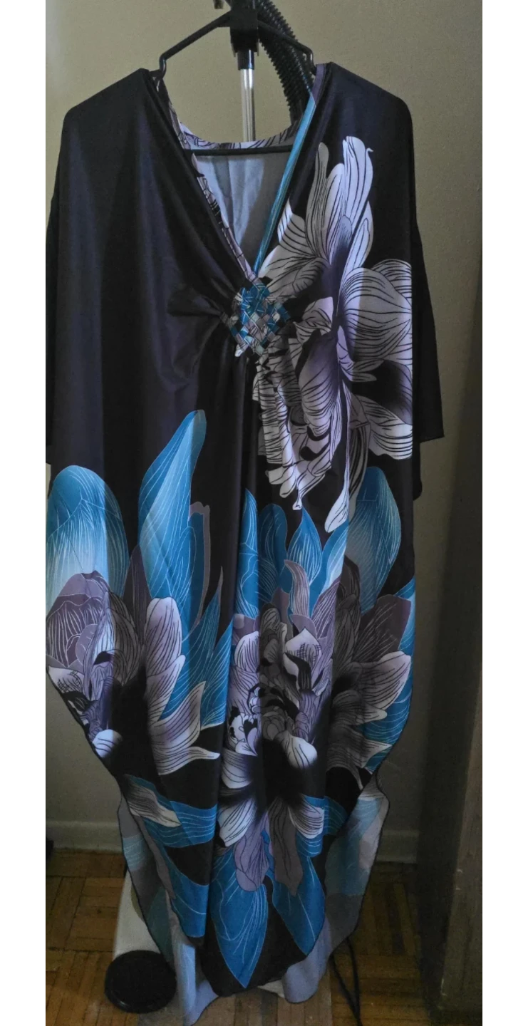 Women's Floral Kaftan Dress