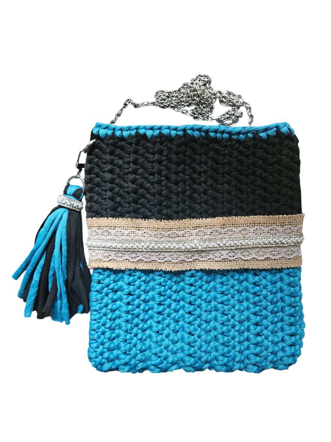 Handmade Crochet Shoulder Bag - photo 5