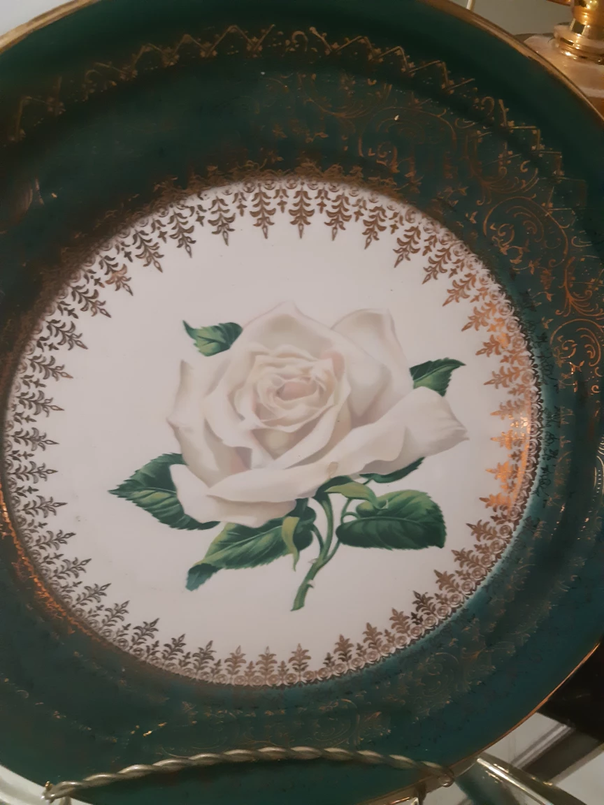 Decorative Plate Set - Rose & Bluebirds - photo 3
