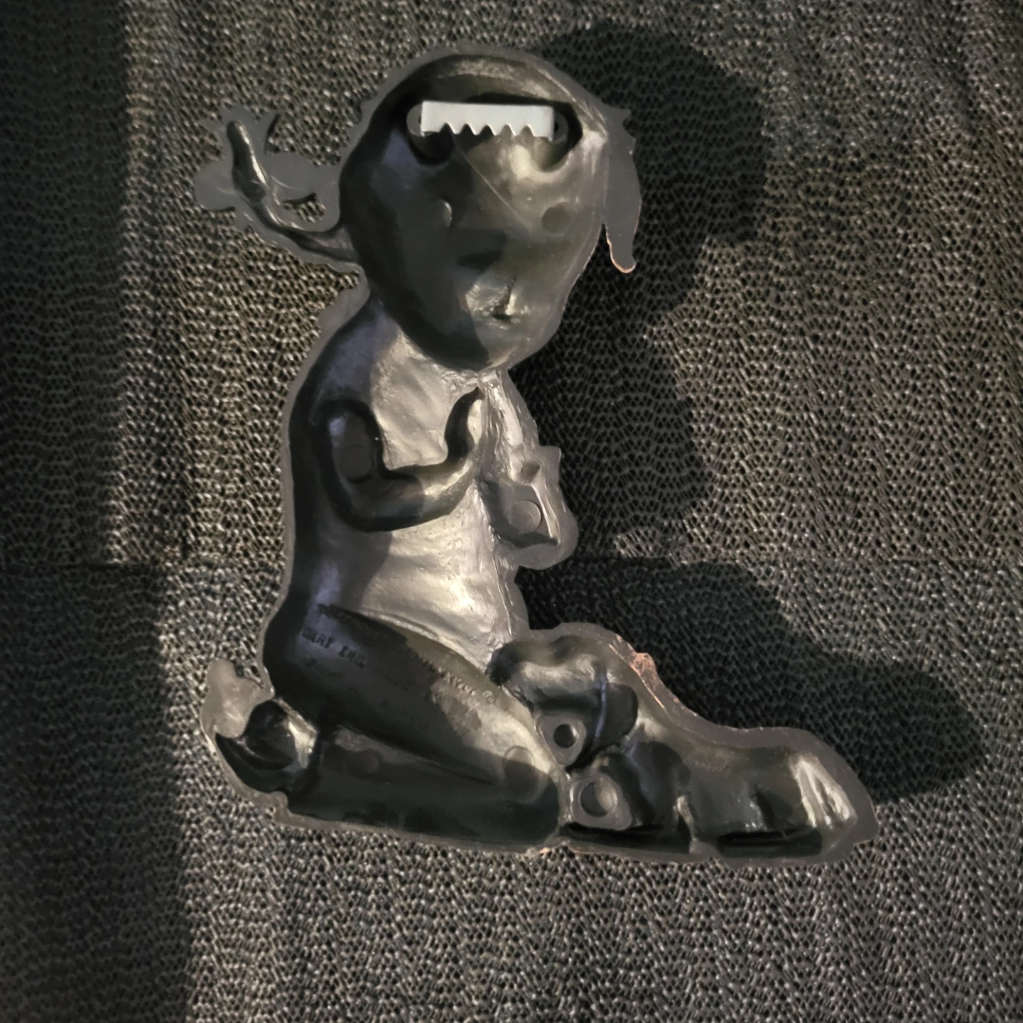 Praying Child with Dog Figurine - photo 2