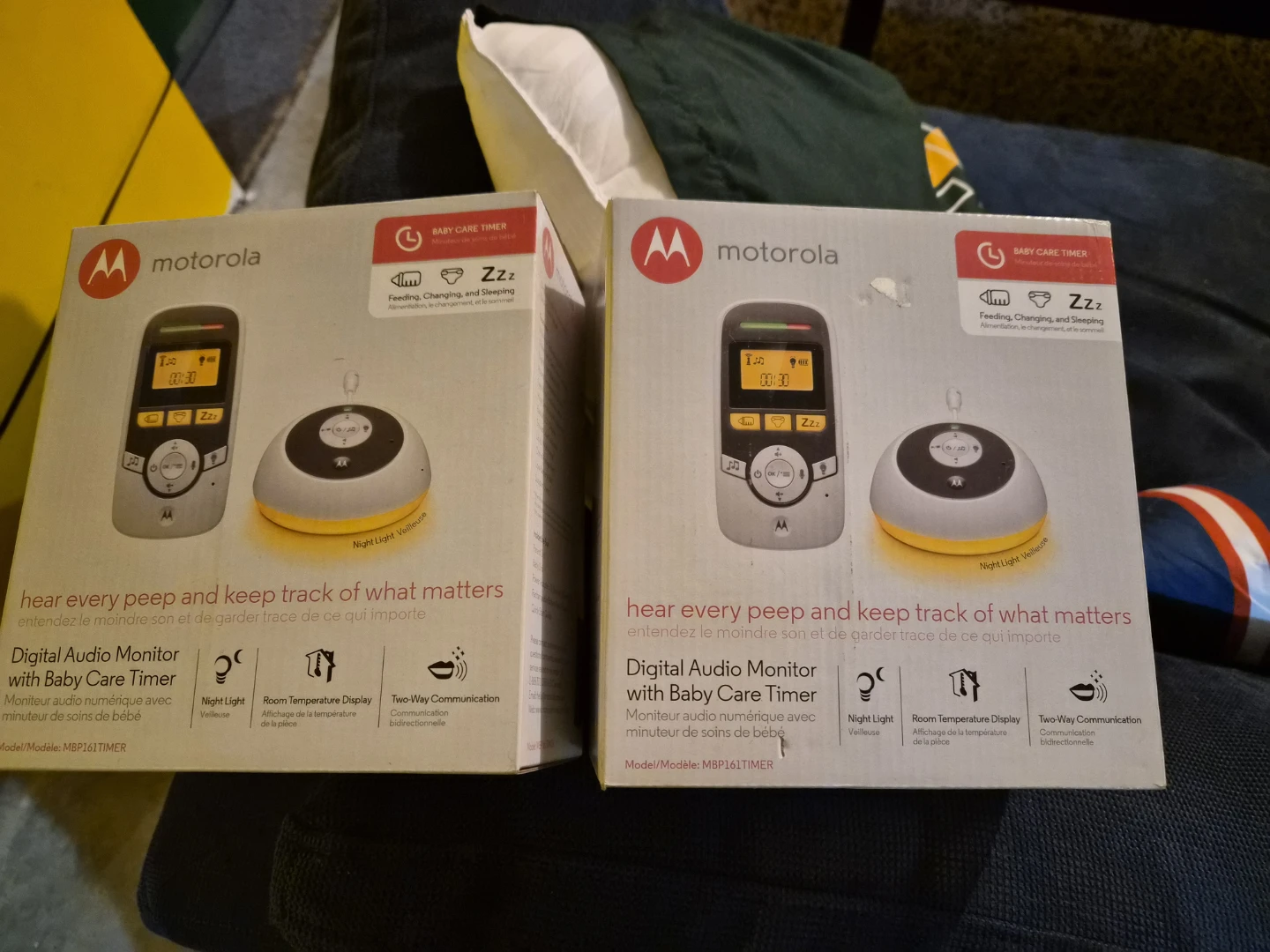 Motorola MBP161 digital audio baby monitor