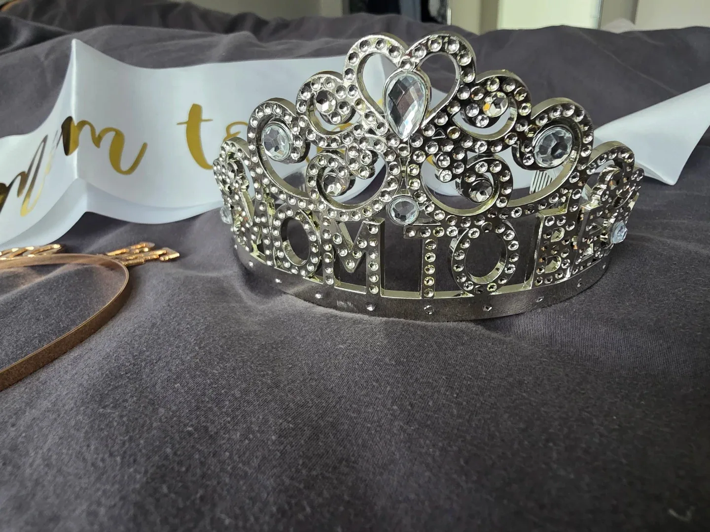 Mom to Be Sash, Alasband and Tiara Set - photo 2