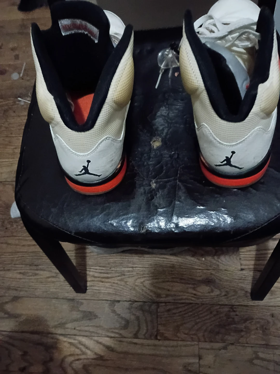 Air Jordan 5 Retro SE white orange and grey - photo 2