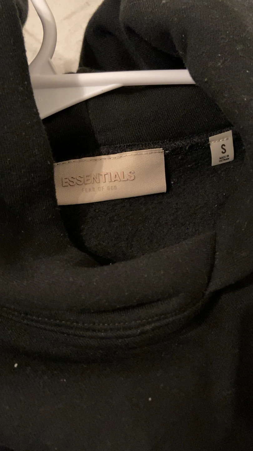 REAL Essentials Fear of God Hoodie Size S - photo 3
