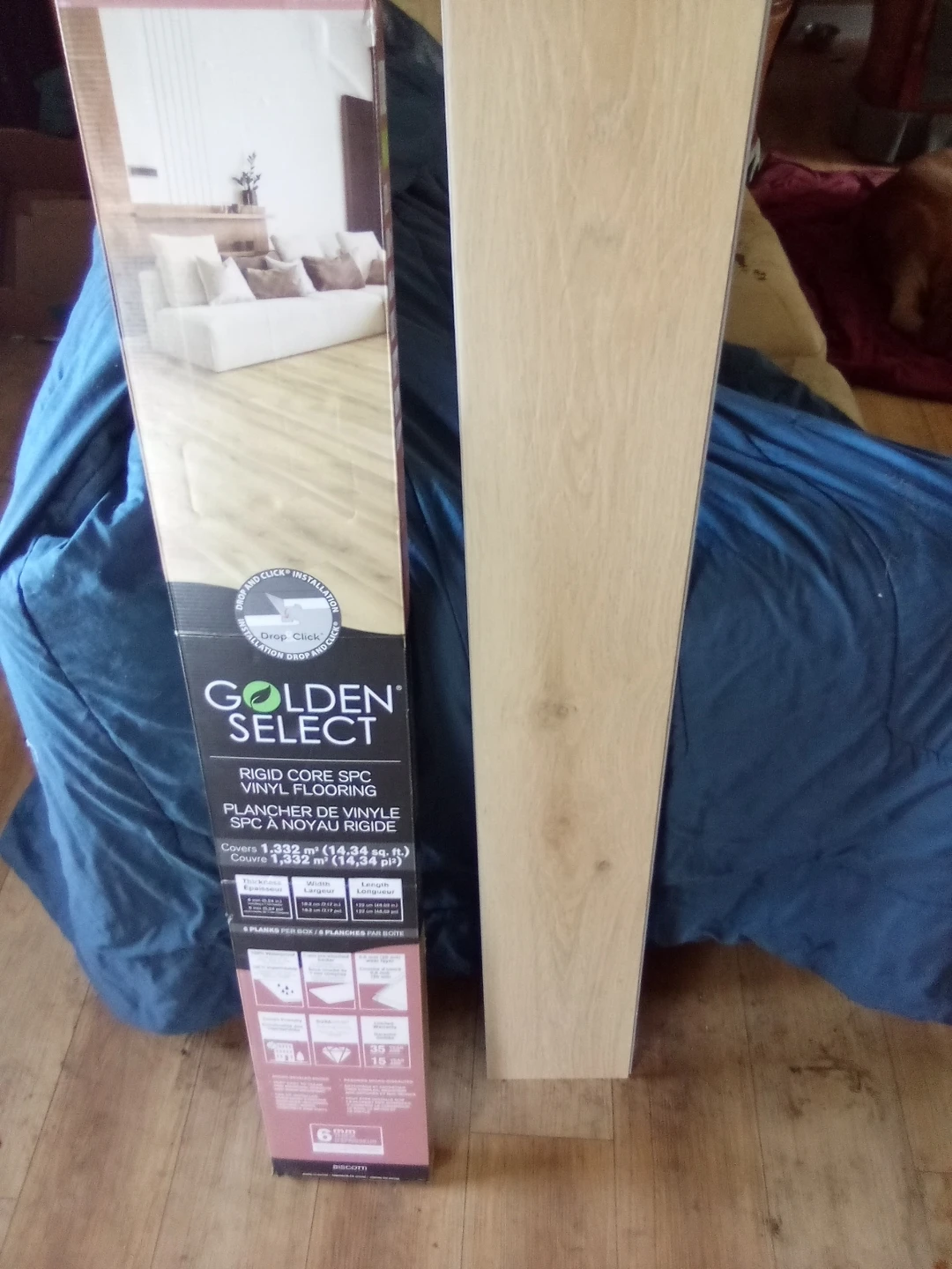 Golden Select Rigid Core SPC Vinyl Flooring - Biscotti - photo 2