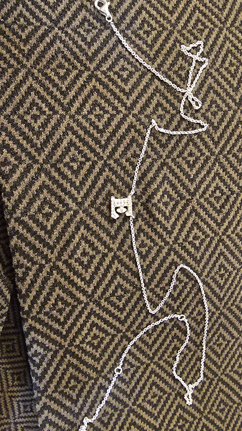 Womens necklace silver 925