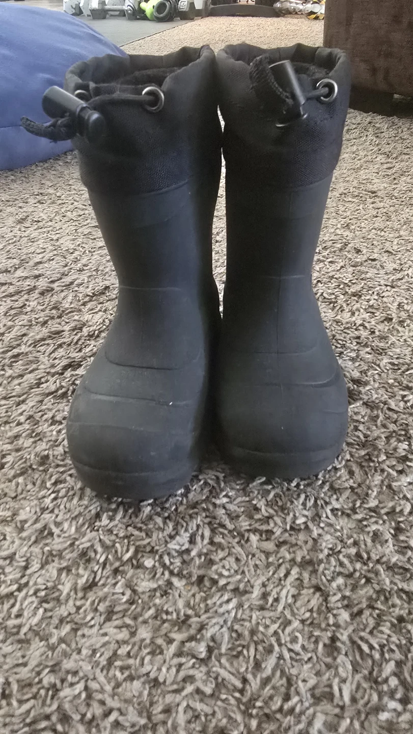 Black Winter Boots Size 8 - photo 2