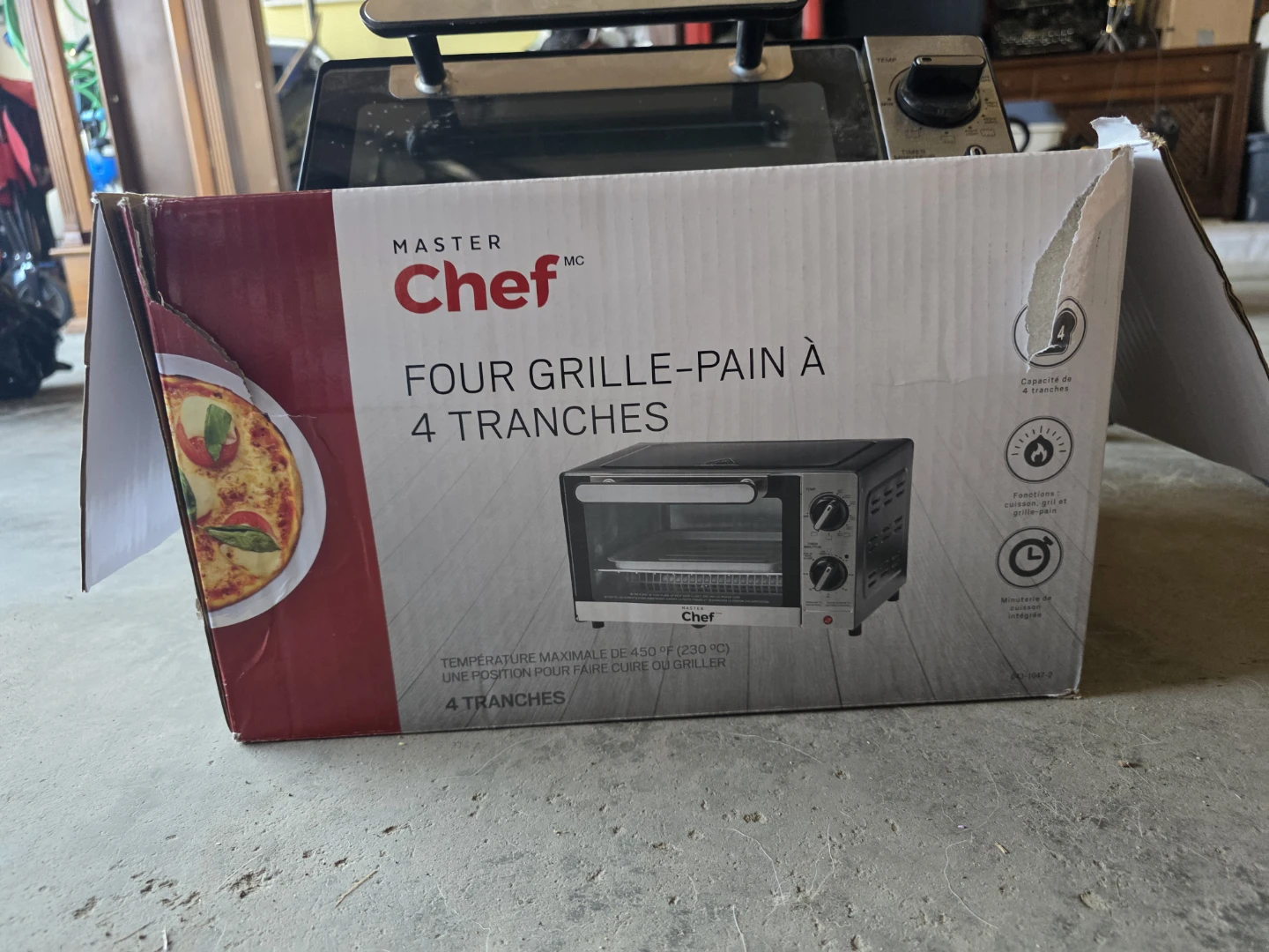 Master Chef 4-Slice Toaster Oven - photo 2