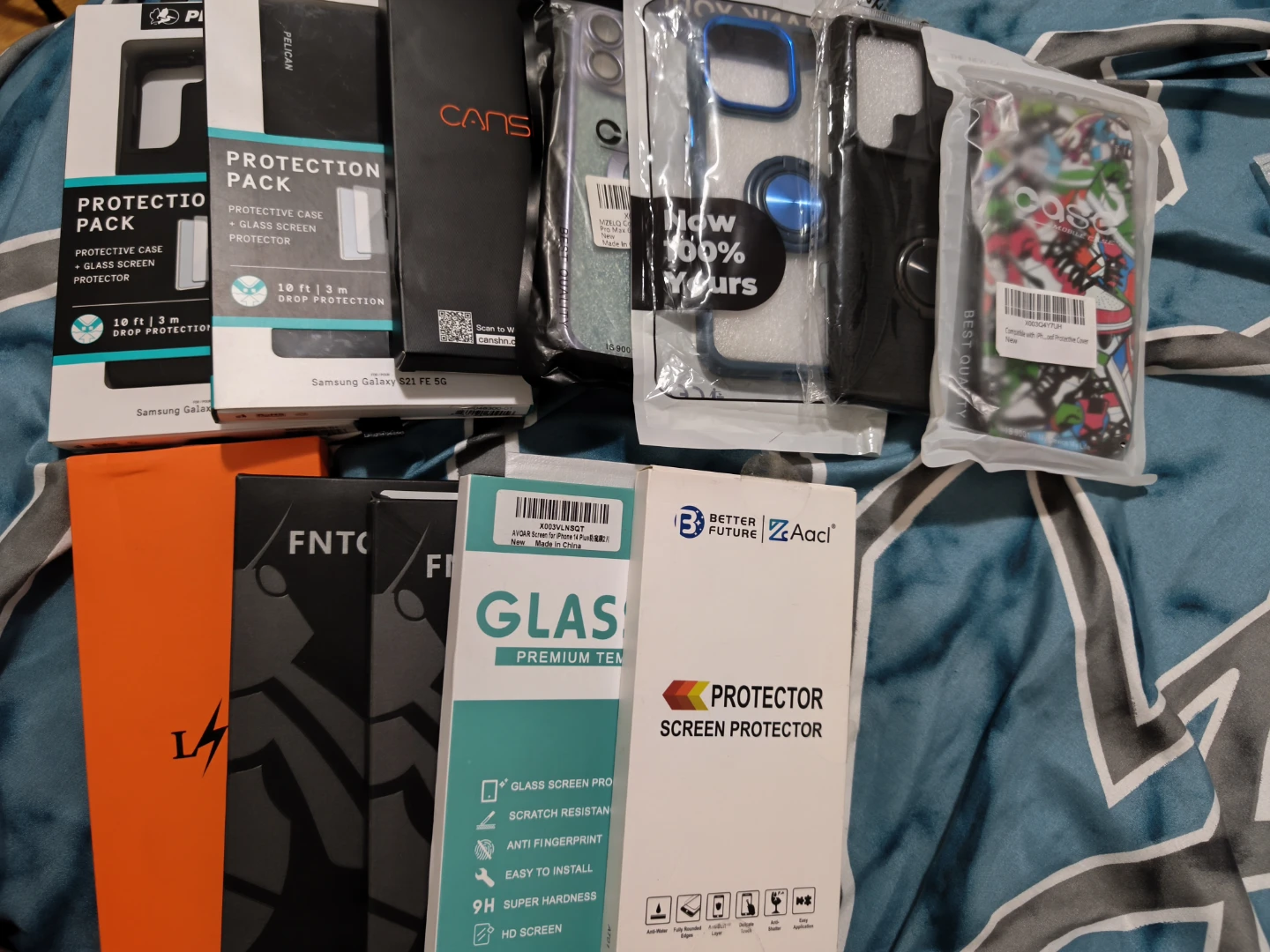 Brand New Phone Cases & Screen Protectors Bundle TAKE ALL