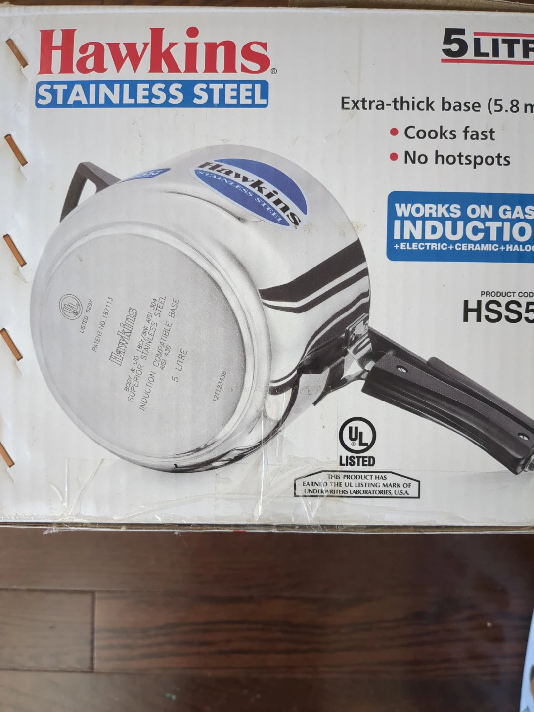 Hawkins Stainless Steel Pressure Cooker - photo 3