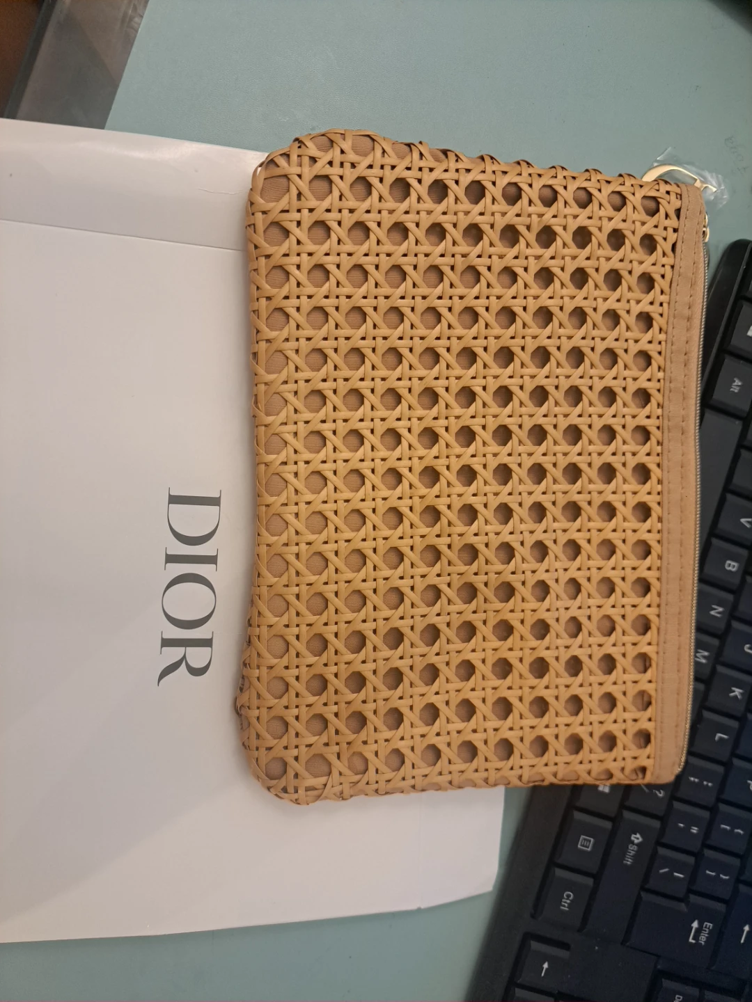 Woven clutch bag - photo 2