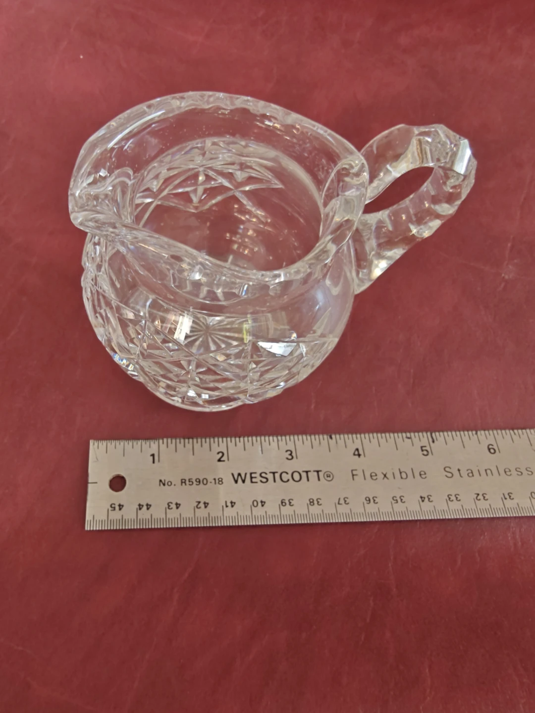 Crystal Glass Creamer Pitcher