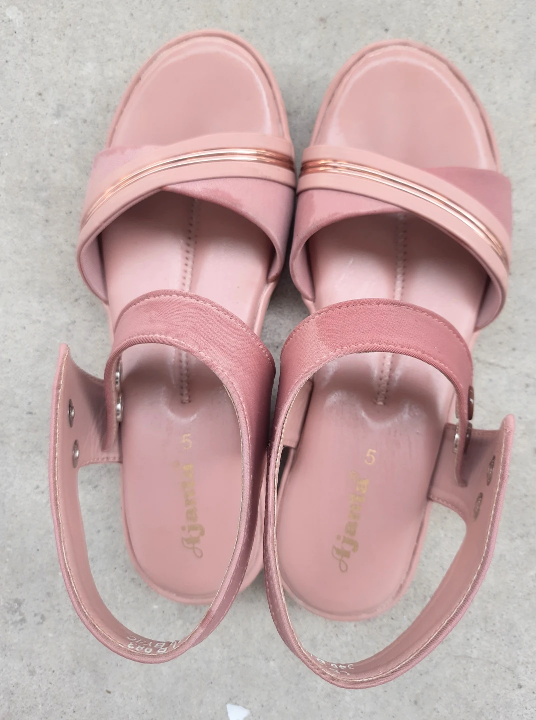 Ajanta Pink Sandals Size 5