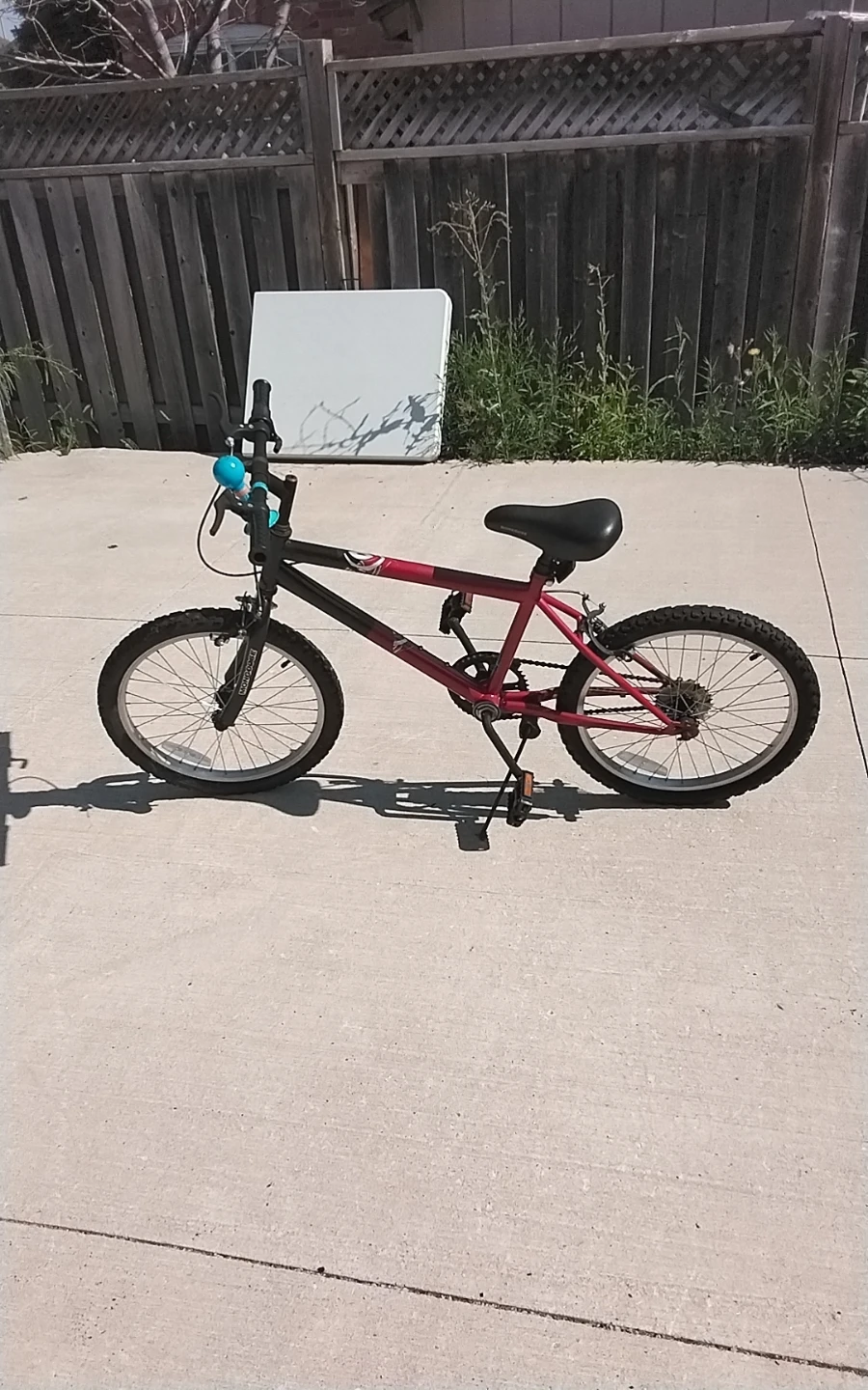 Red and Black Mongoose Bike