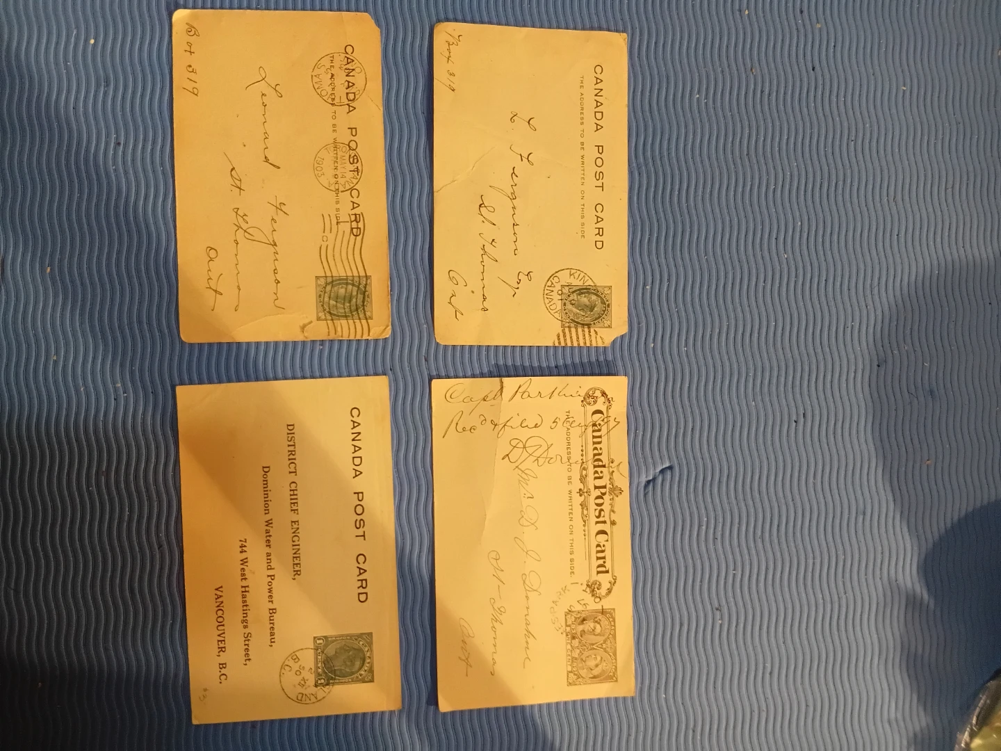 Lot of Vintage U.S. Air Mail & Canada Post Cards - photo 3