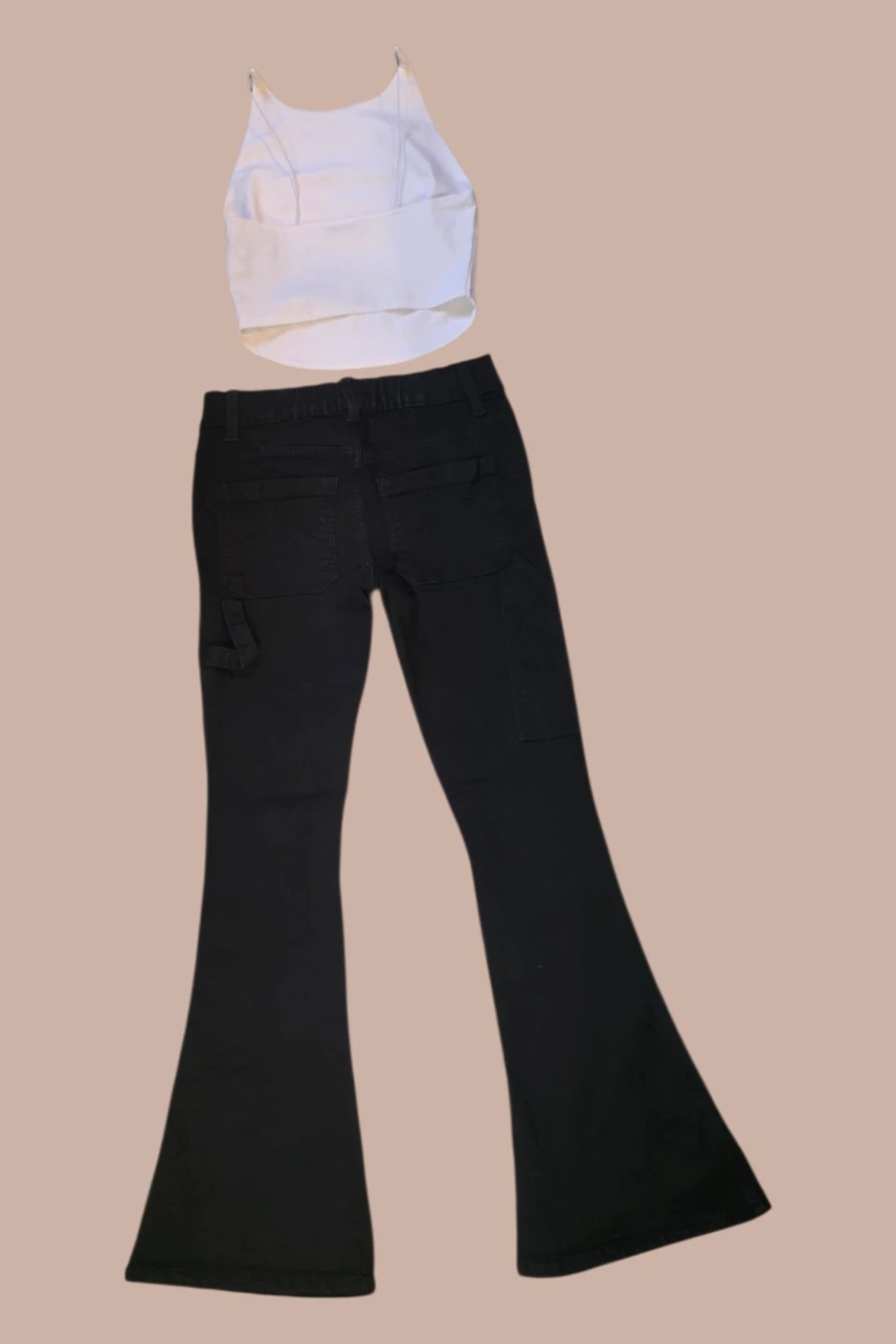 Black Flare Jeans - photo 2