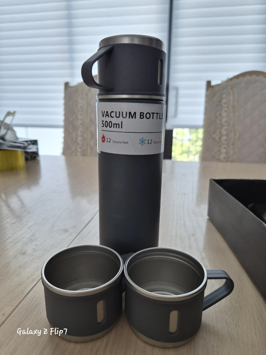 Vacuum Flask Set - Black 500ml - photo 5