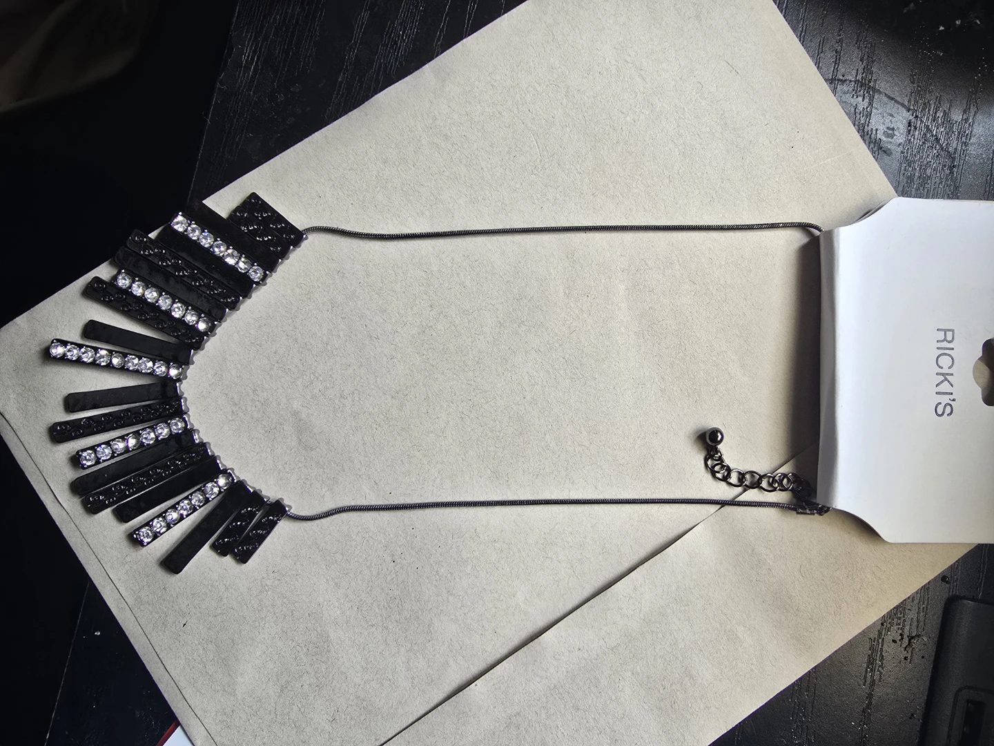 Ricki's Black Statement Necklace