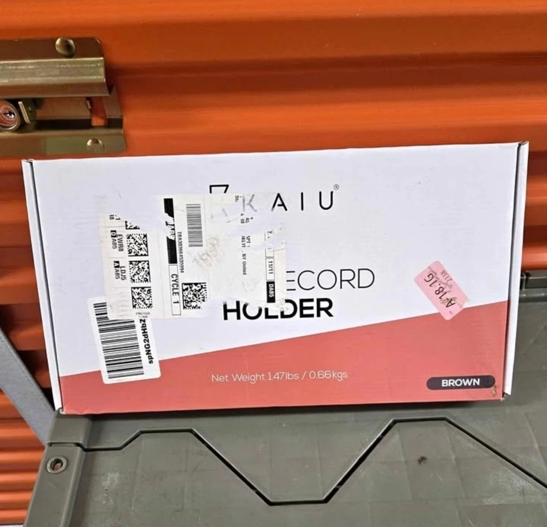 Brand New KAIU Premium Solid Wood Vinyl Record Storage Holder - photo 3