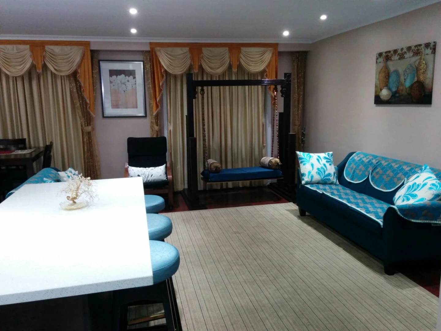 Indian royal curtains with vellence - photo 5