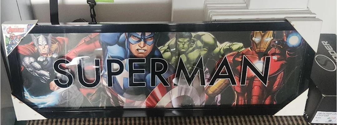 Superman and Avengers Wall Art