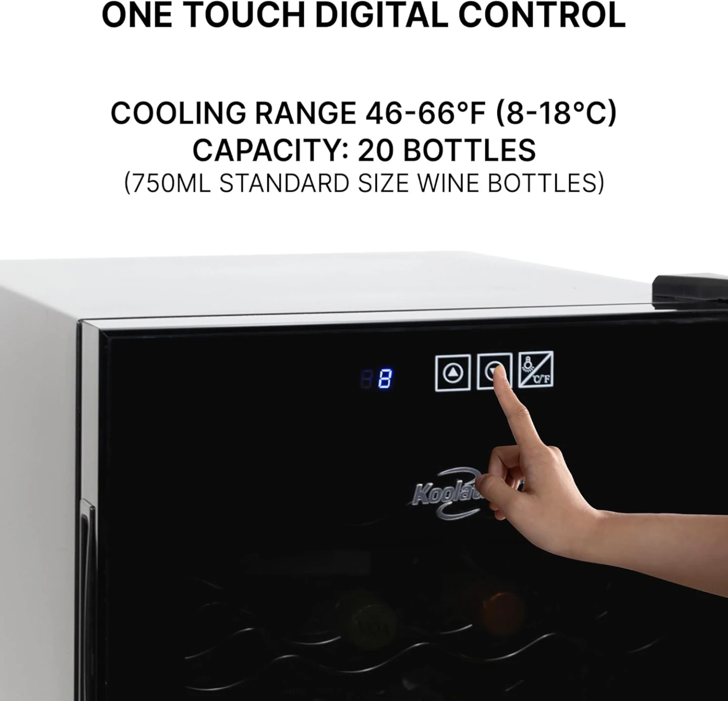 NEW - Koolatron 20 Bottle Wine Fridge - photo 4