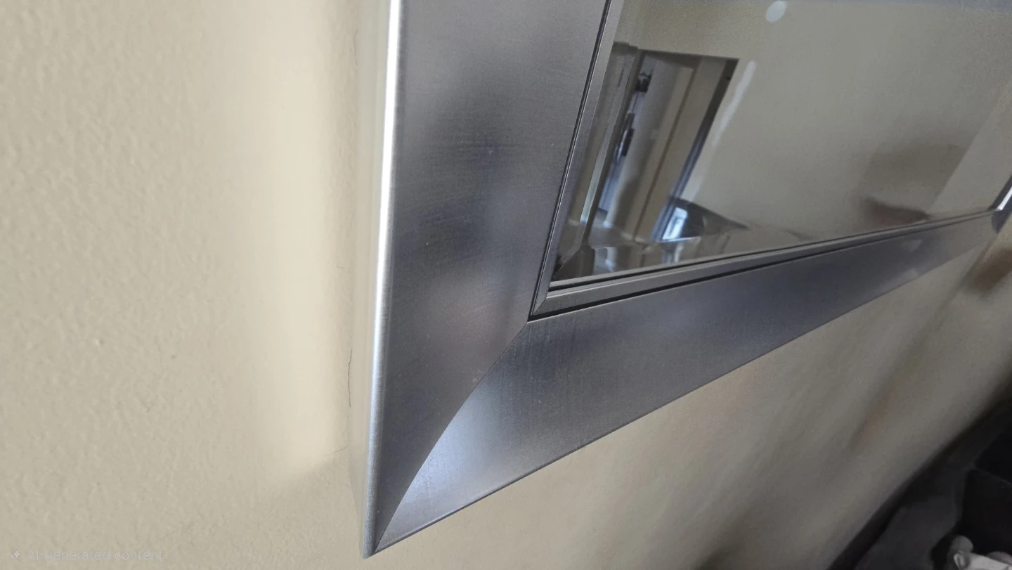 Large Silver Framed Mirror - photo 3