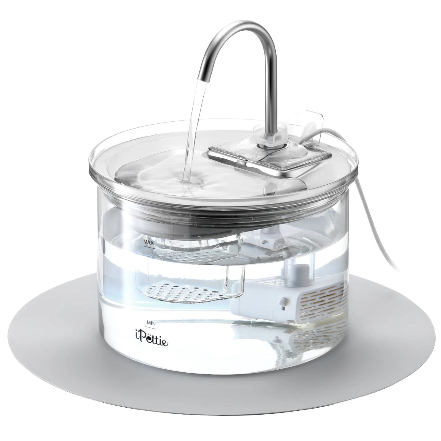iPettie Stainless Steel Pet Water Fountain - photo 2