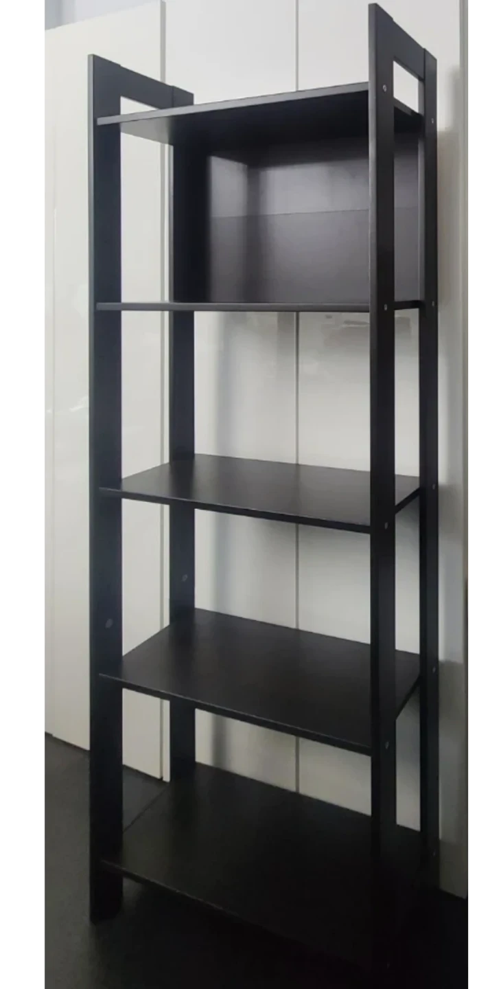 Ikea Black 4-Tier Shelf Unit - photo 2